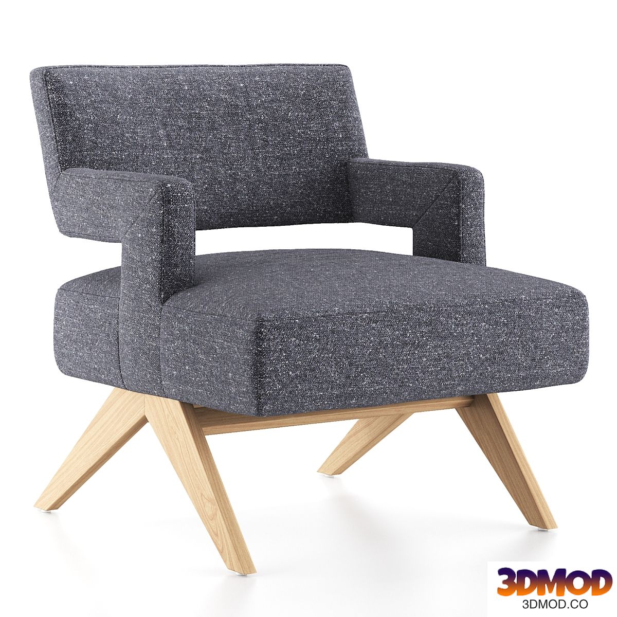 Four Hands / Darlene chair - Thames slate