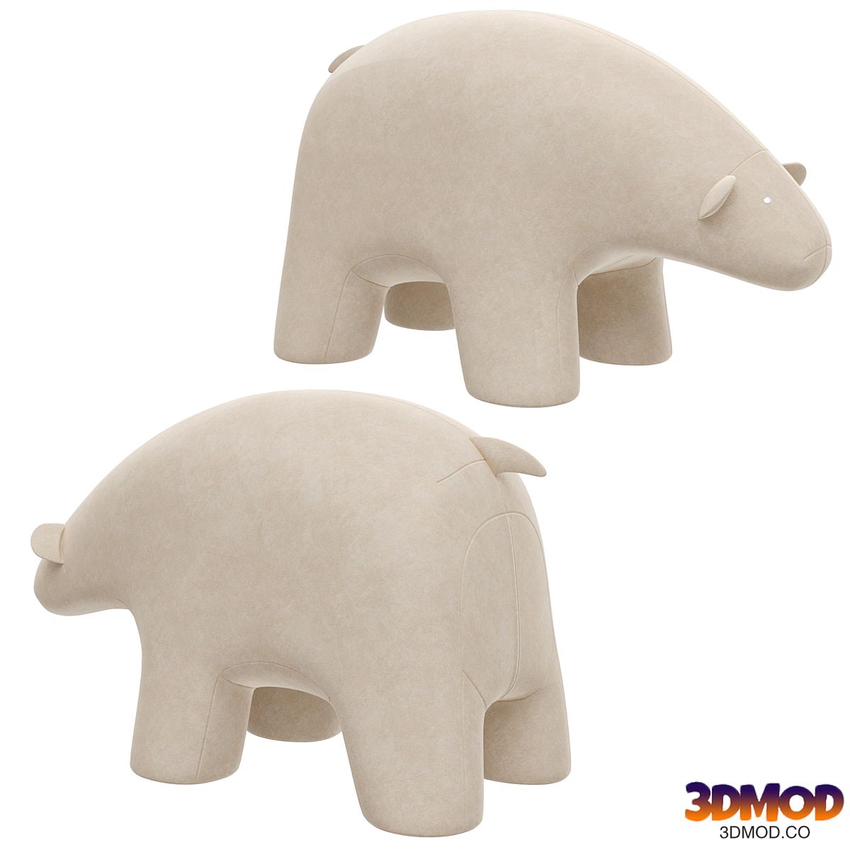 Pouffe Sweet Bear Light