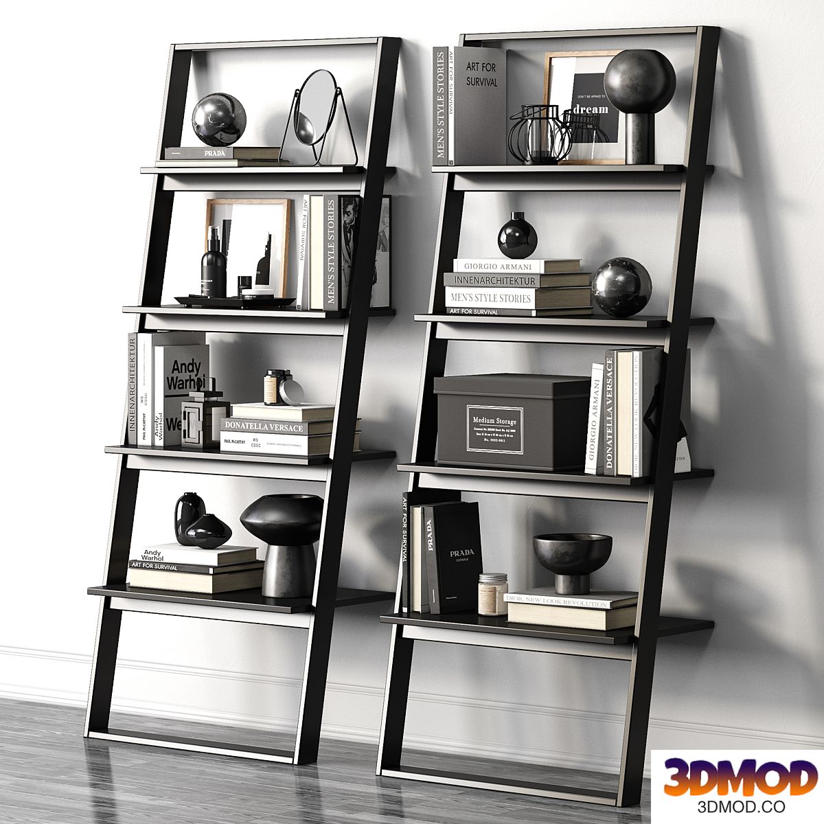 Rack BORDEAUX (black) by BoConcept