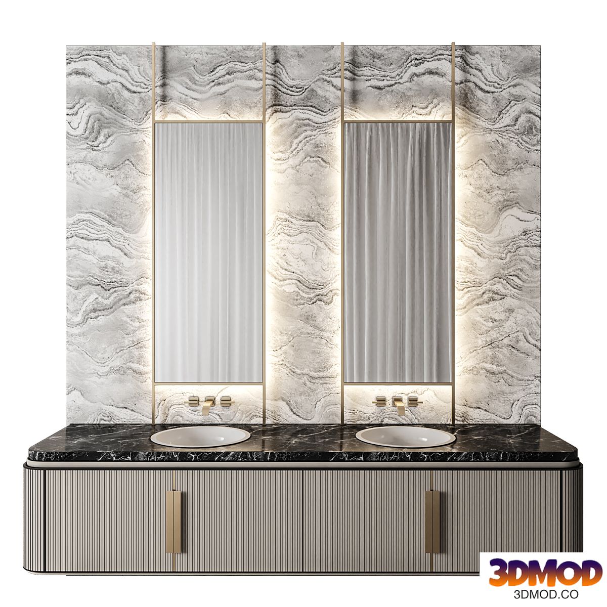 Luxury Bathroom 59 洗手台