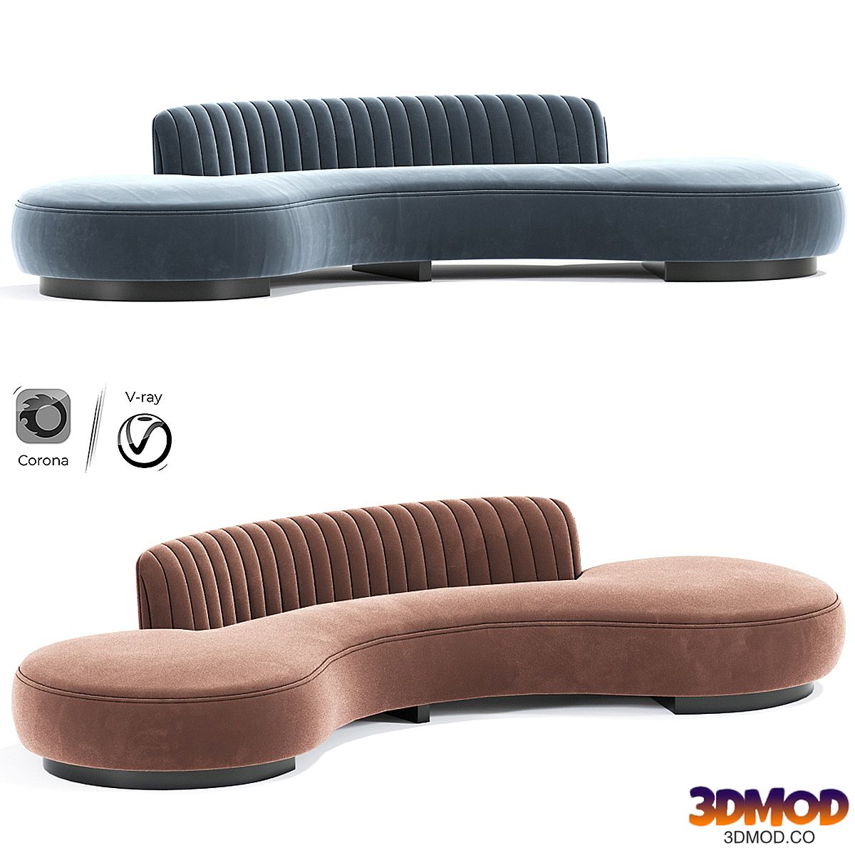 Lounge Curved Sofa