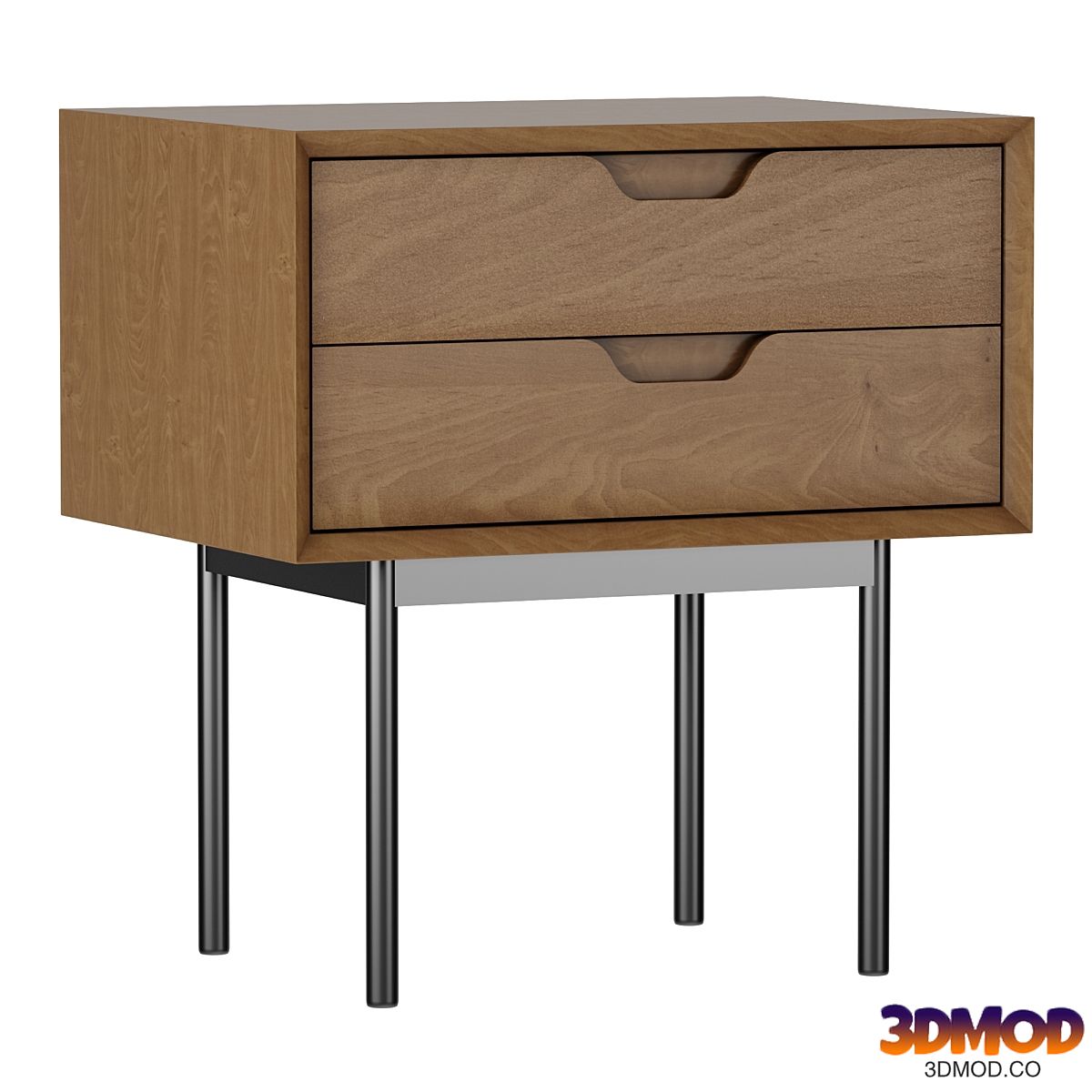 Bedside table with drawers Noyeto 床头柜