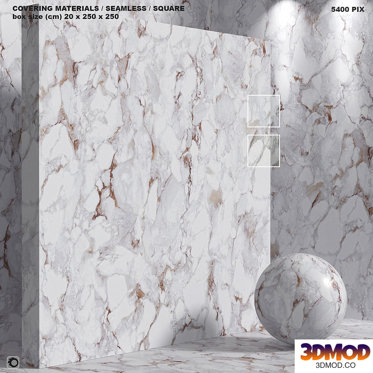 Seamless material - stone marble - set 181