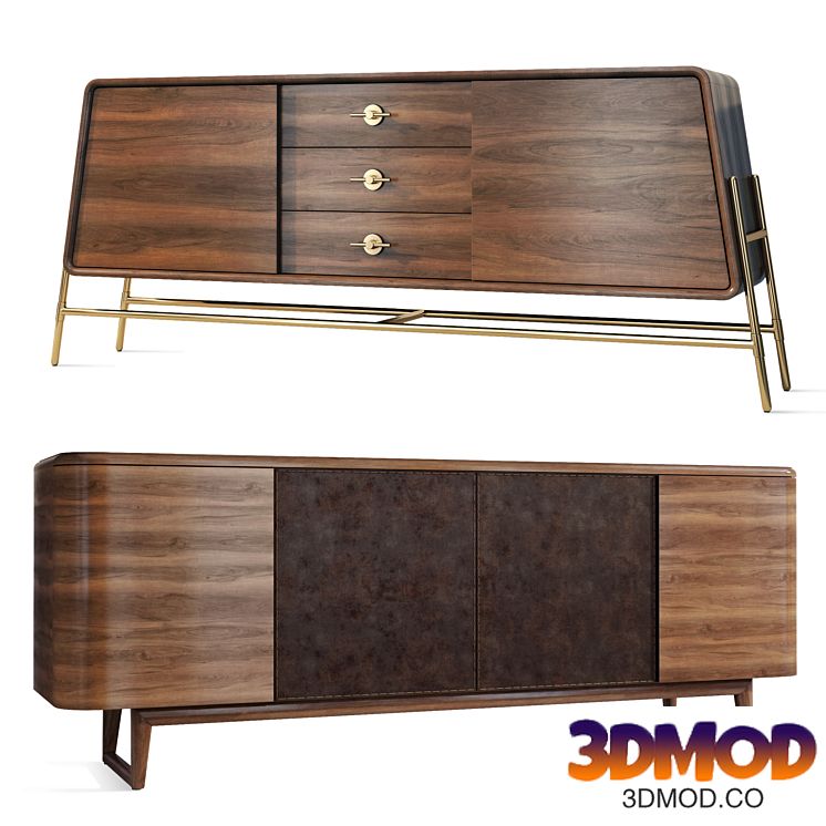 Chest of drawers sideboard Art Deco York Armaria. wooddi