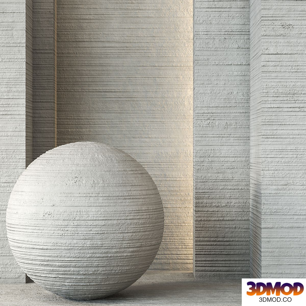 Decorative Wall Plaster Texture 4K - Seamless