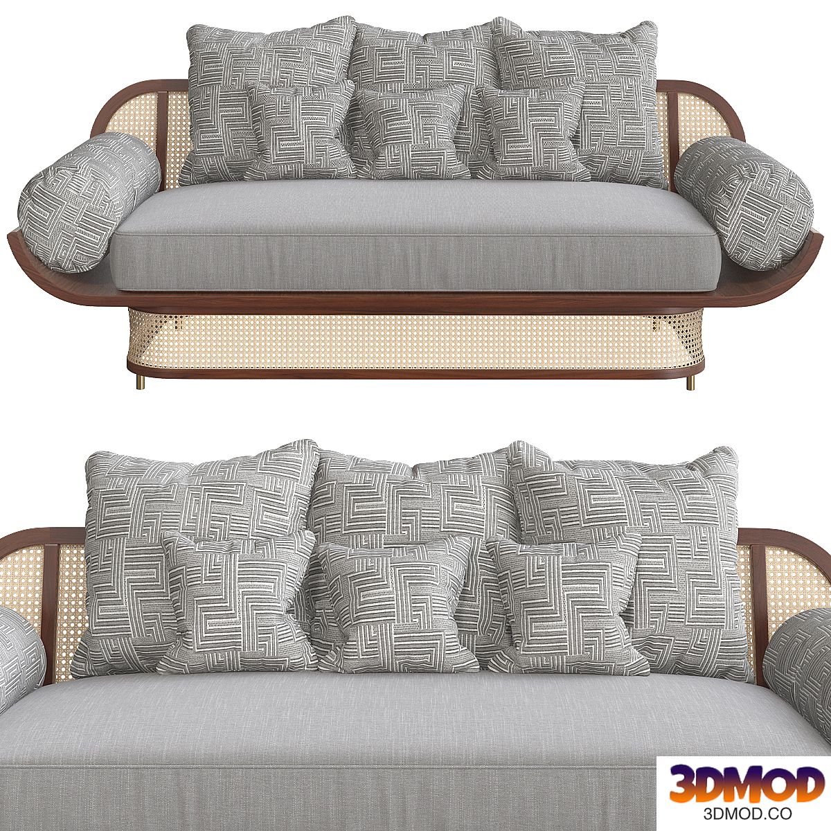 DOOQ MAJESTIC Rattan sofa
