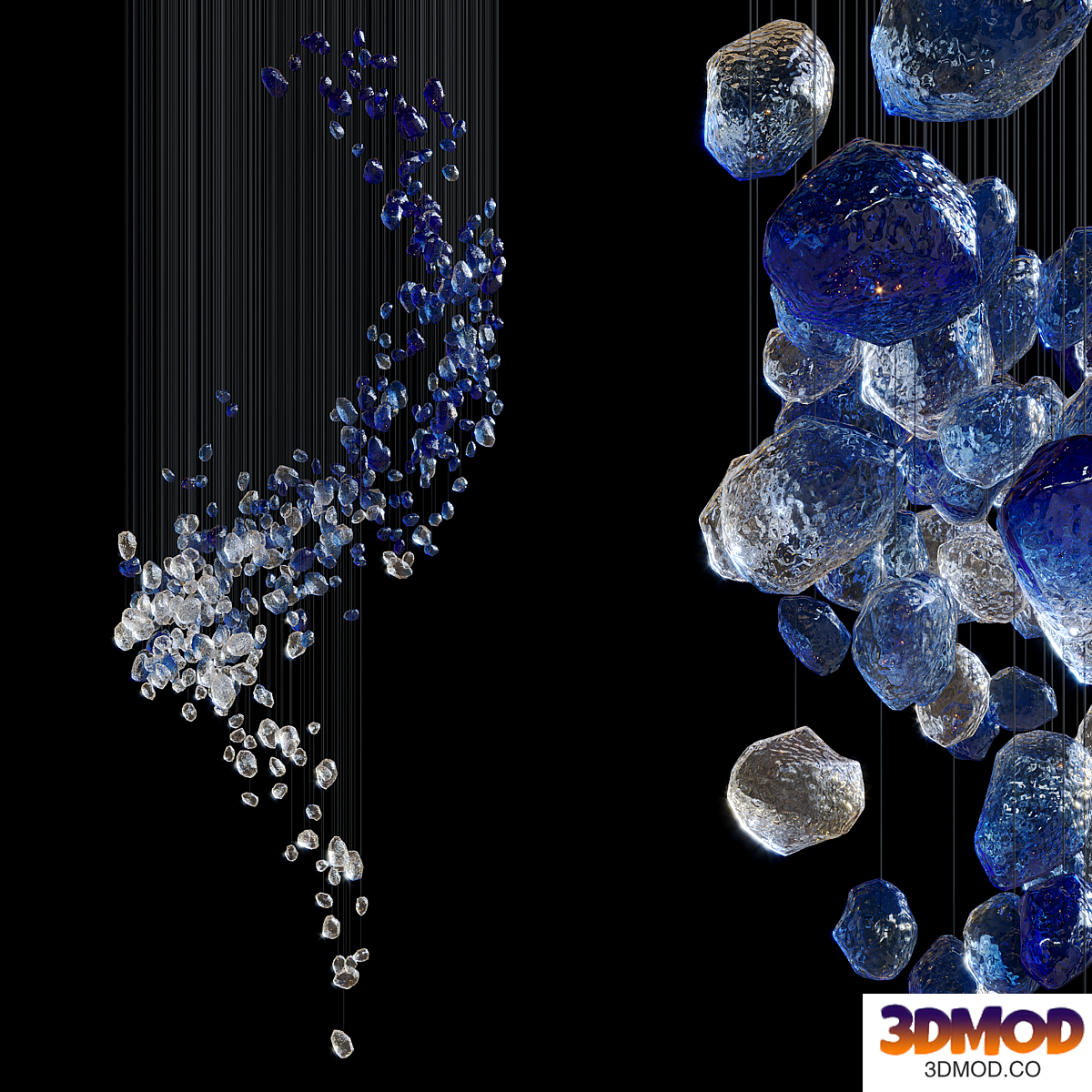 Hanging composition Asteroid - Vargov® Design