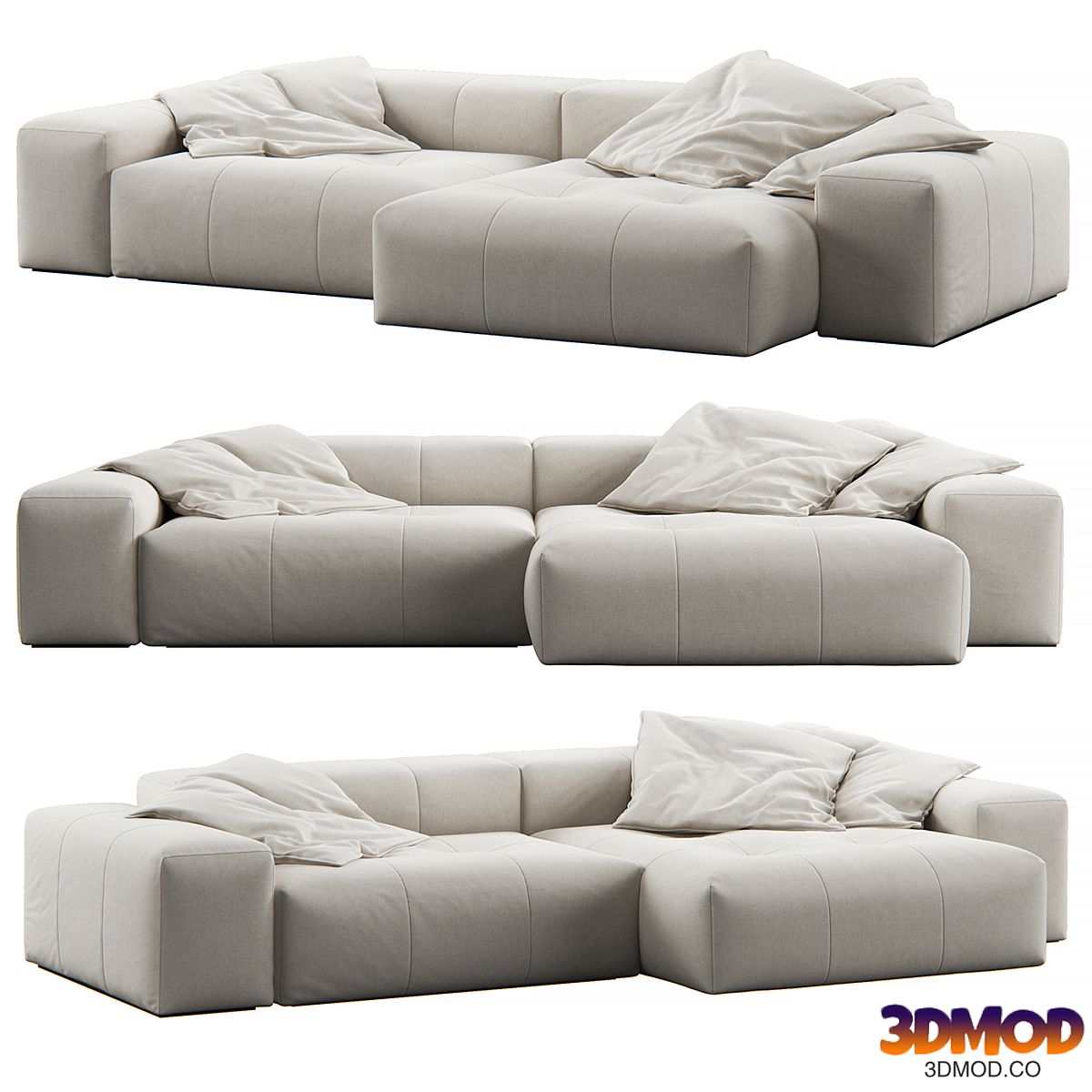 Pixel Corner Sofa by Saba