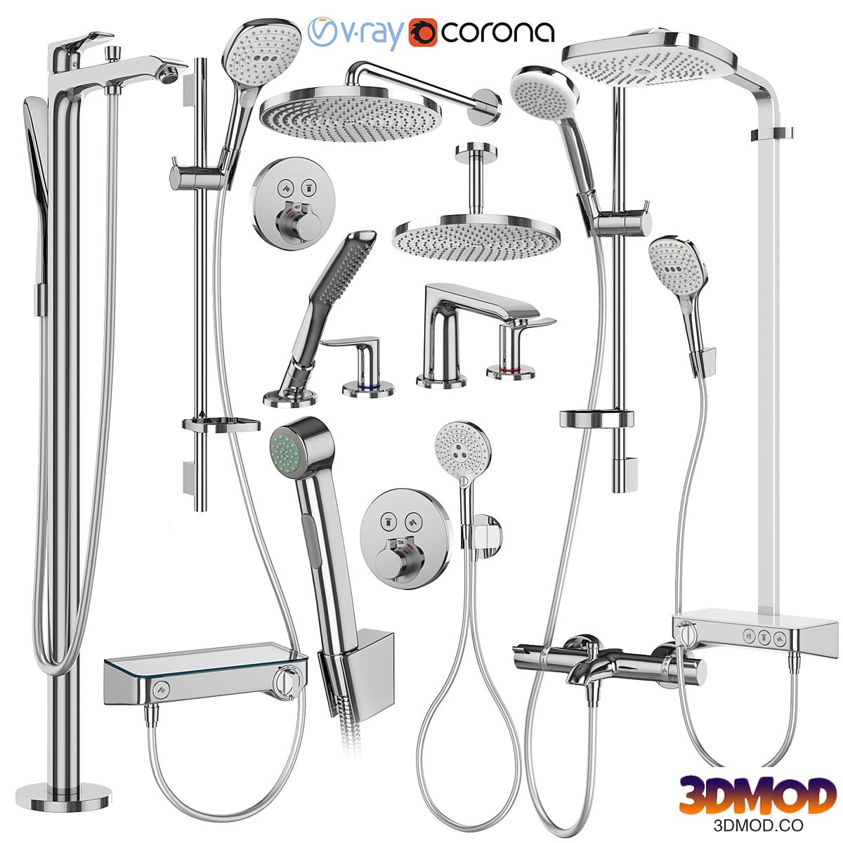 Hansgrohe set 173 mixers and shower systems