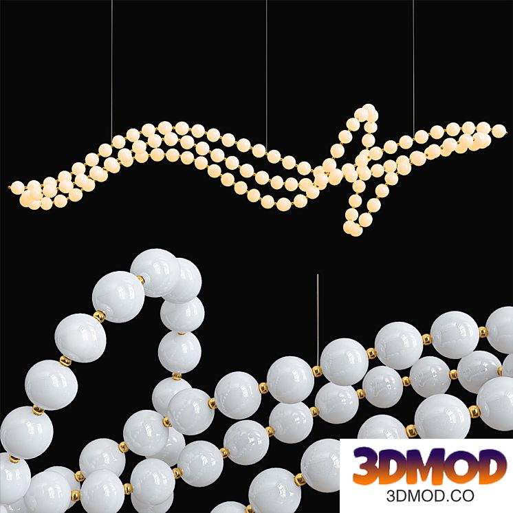 Pearl Necklace Chandelier