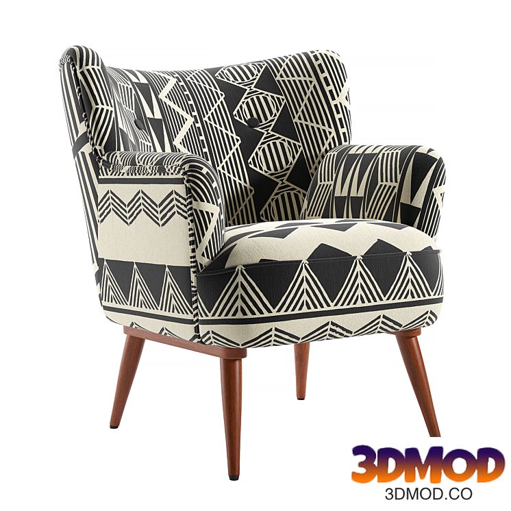 Anthropologie Ulla Petite Accent Armchair