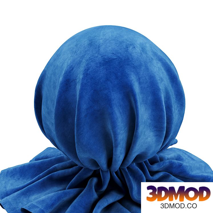 Blue Velvet Material