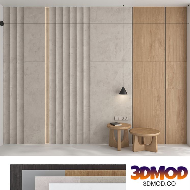 Decorative wall panel set 89
