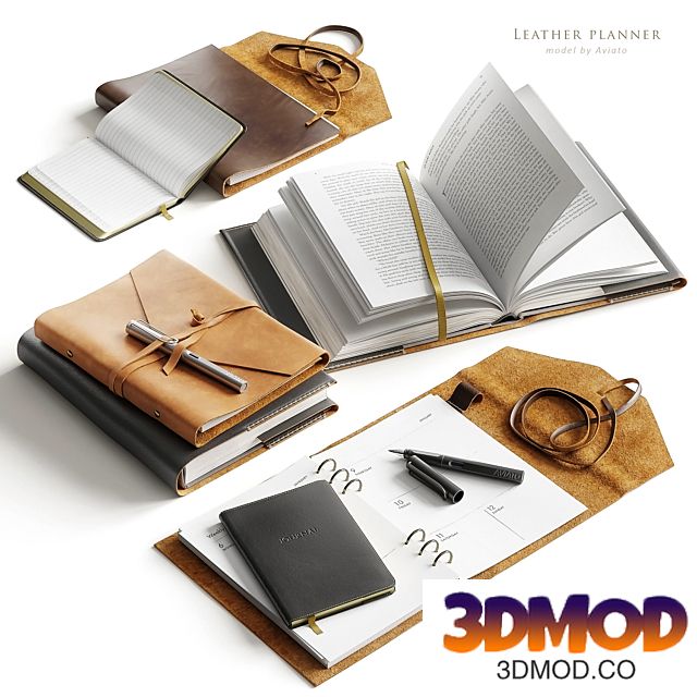 leather planner