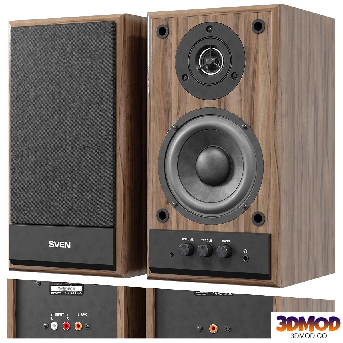 Musical columns Sven SPS-702 Walnut