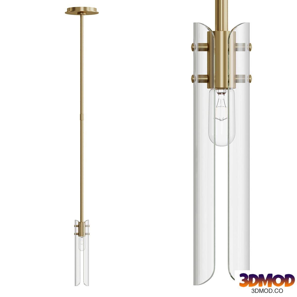 Pendant lamp Visual Comfort Casoria AERIN ARN5480HAB-CG