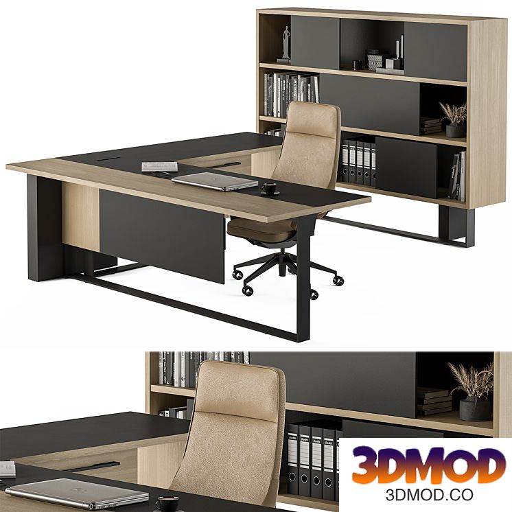 Manager Desk Set - Office Furniture 359