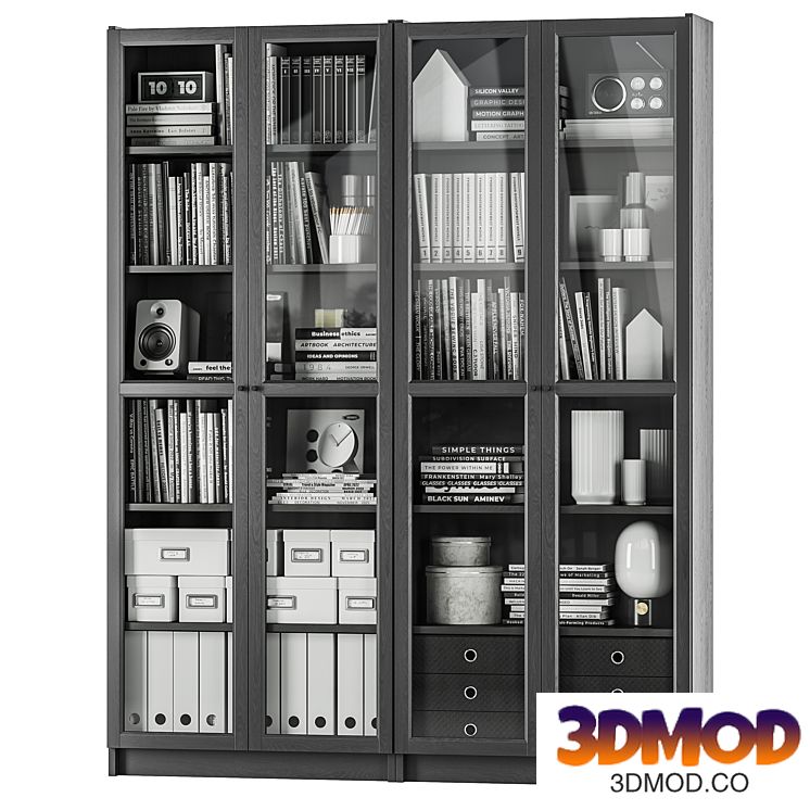 IKEA BILLY BILLY / OXBERG OXBERG Bookcase