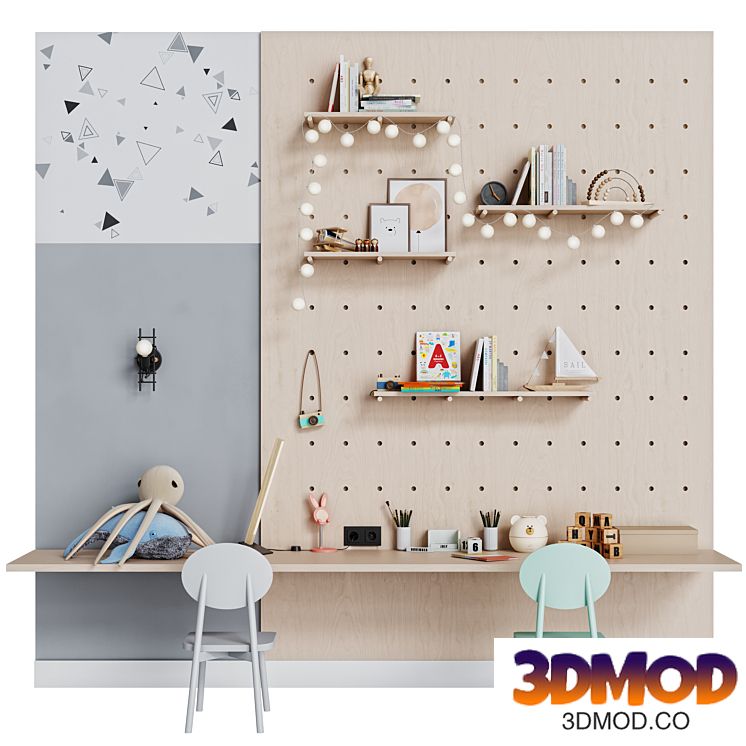 Decor and furniture for children's Set-001