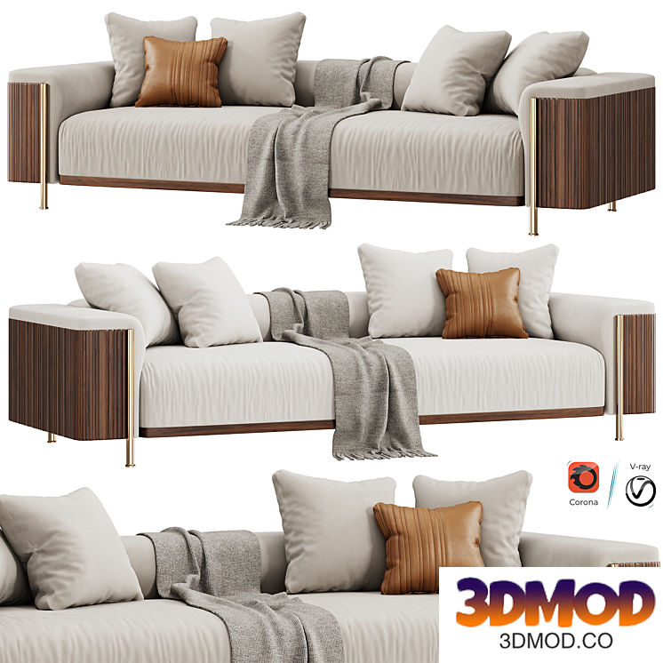 TRUSSARDI CASA Deven Sofa