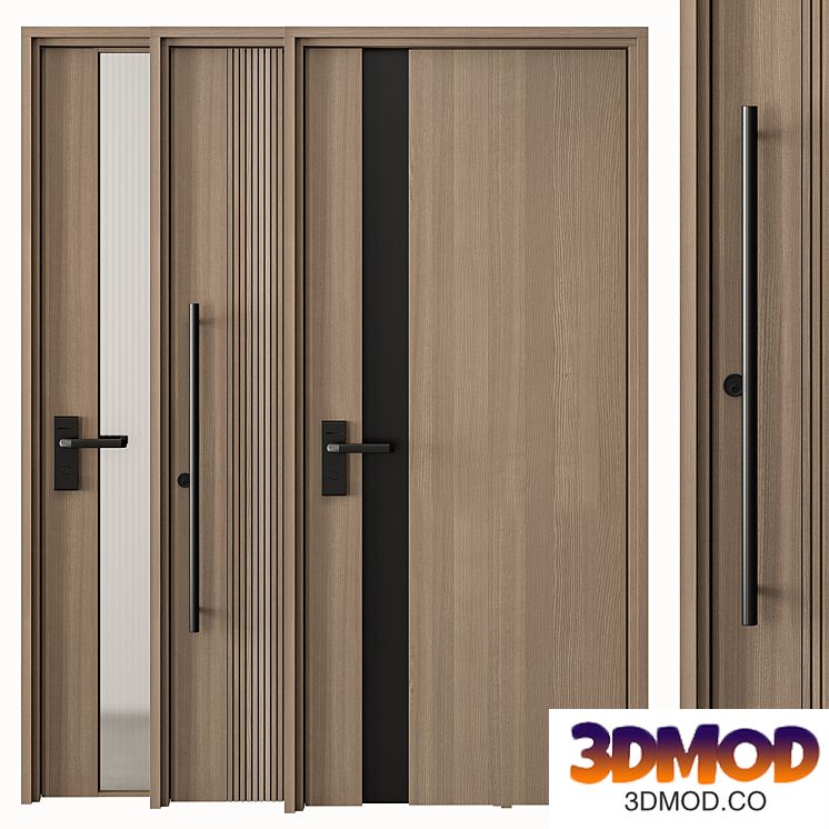 Wooden Door - Set 48