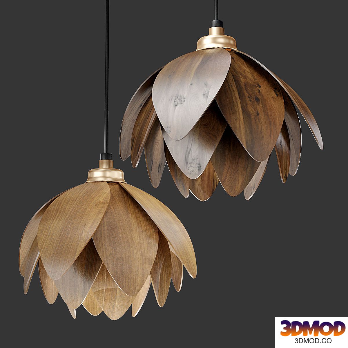The Lotus bud pendant light