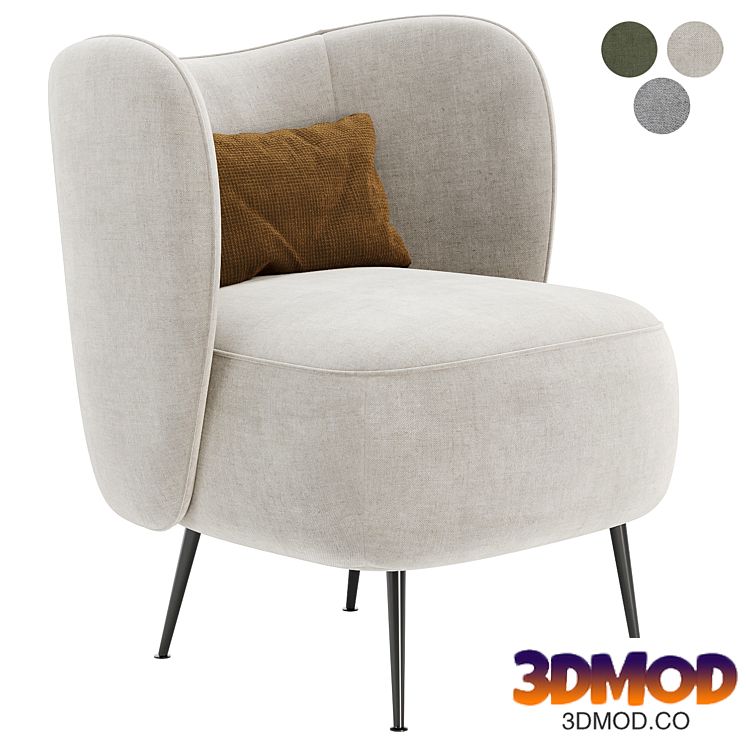 Upholstered Wingback Chair