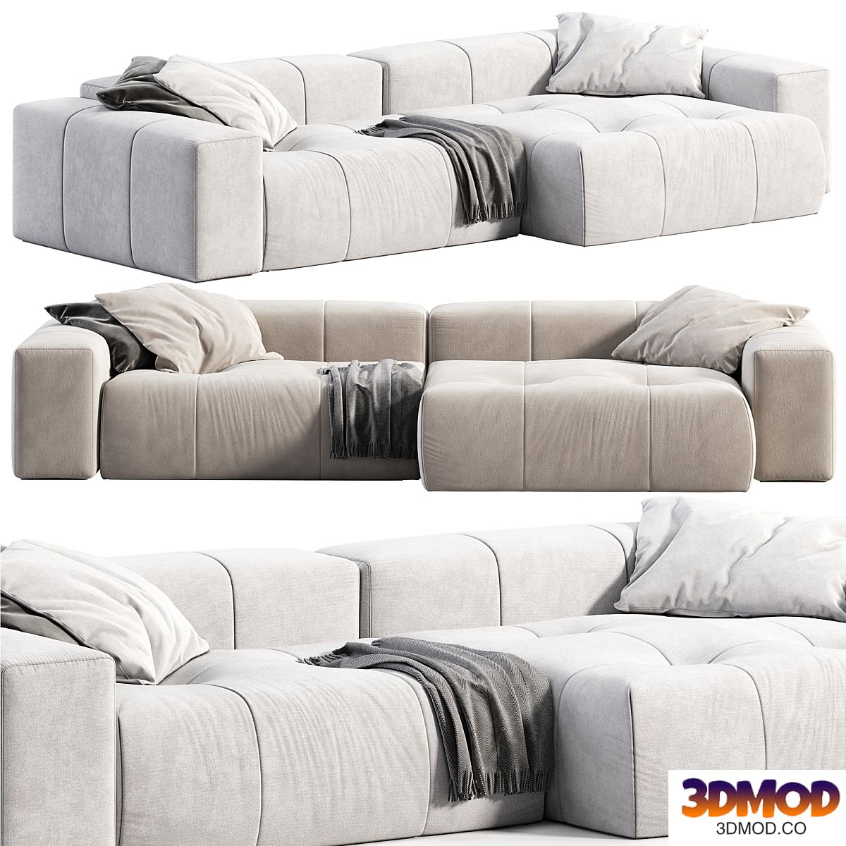 Pixel sofa by Saba
