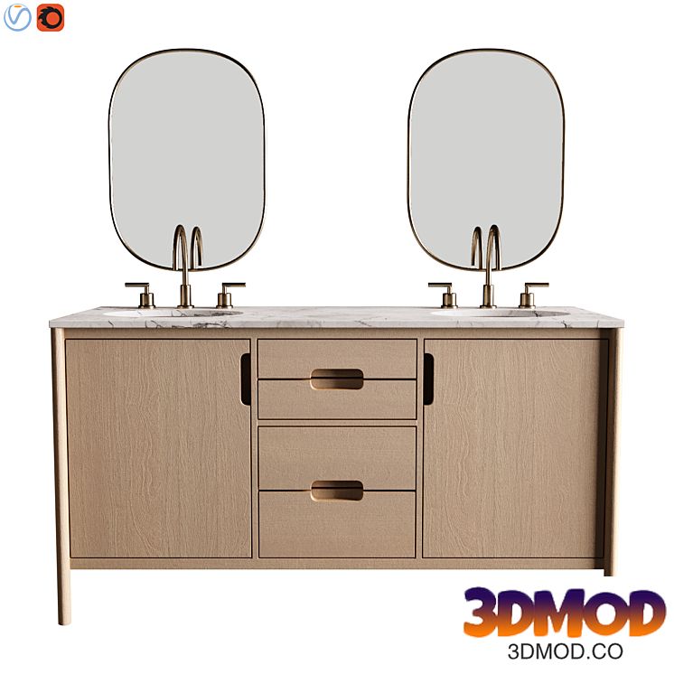 Manzanita 60 Double Sink Vanity