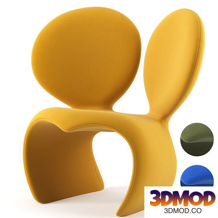 Don-t F**k With The Mouse Armchair By Qeeboo