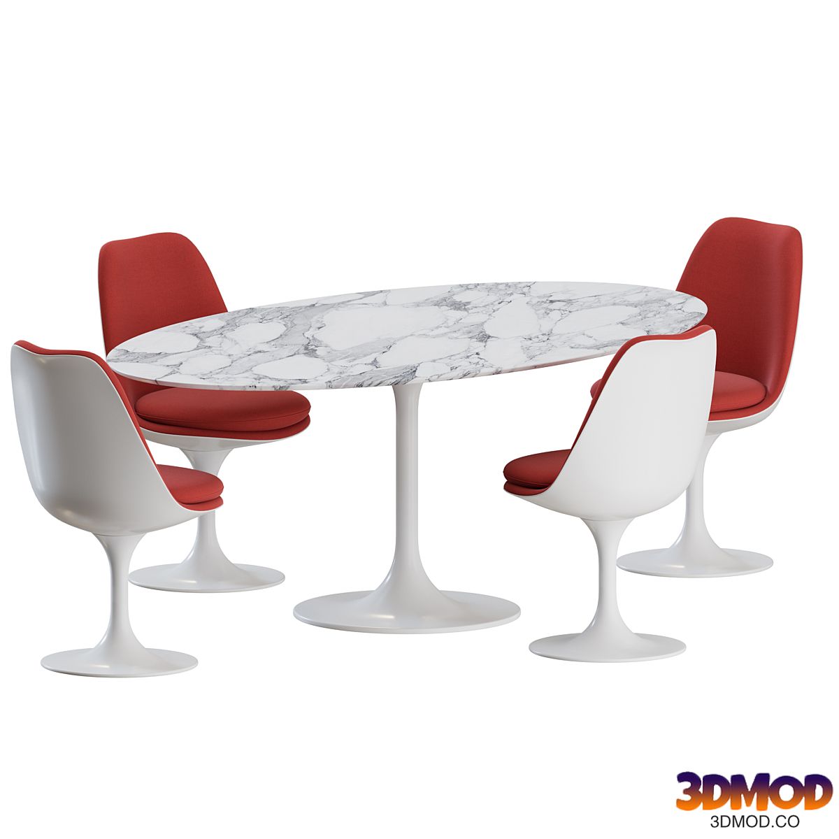 Tulip Dinning Set 02 by Knoll
