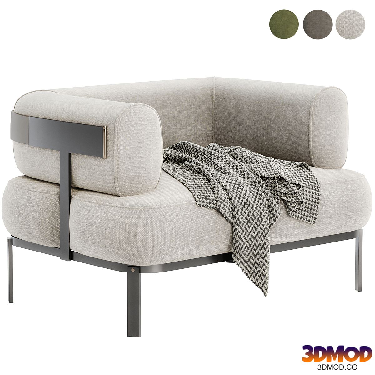 BELT Armchair By BAXTER design