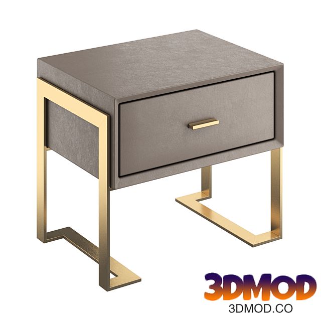 Light luxury bedside table