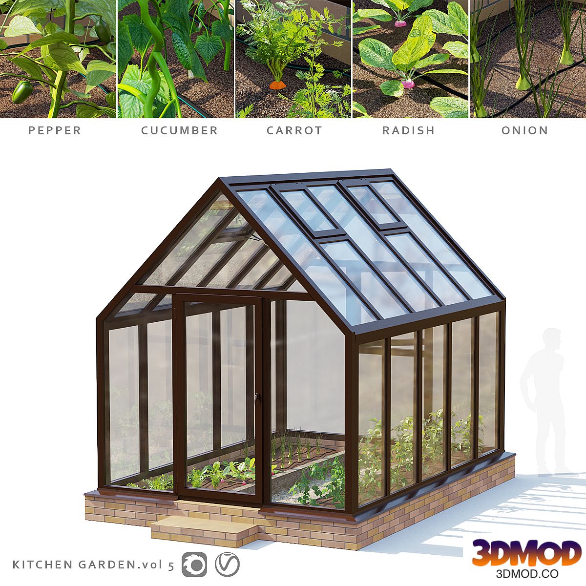 Garden. Greenhouse | Kitchen garden.vol 5