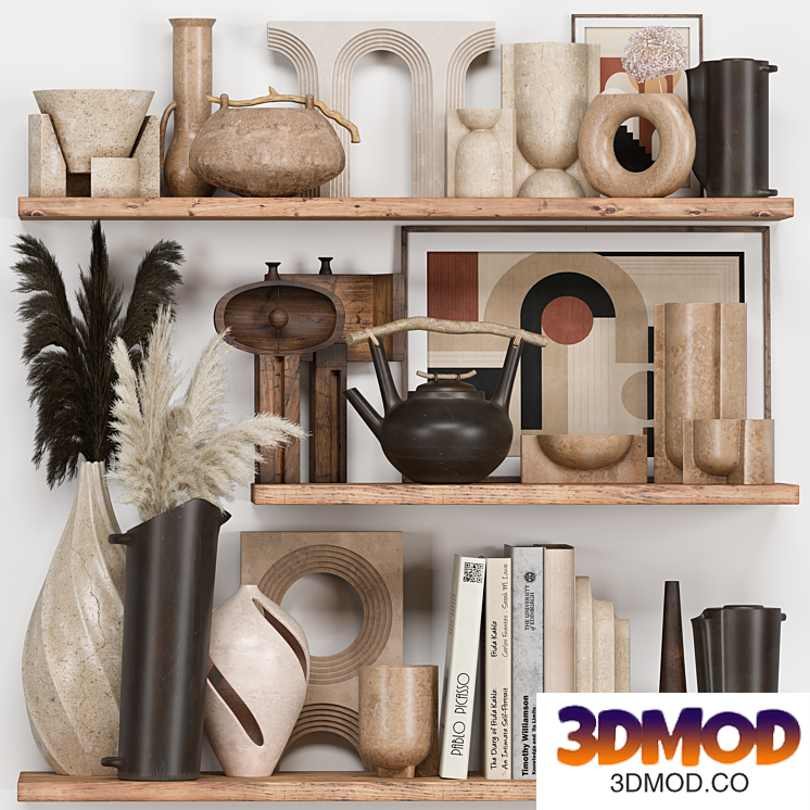 Decorative Set Rustic style 08