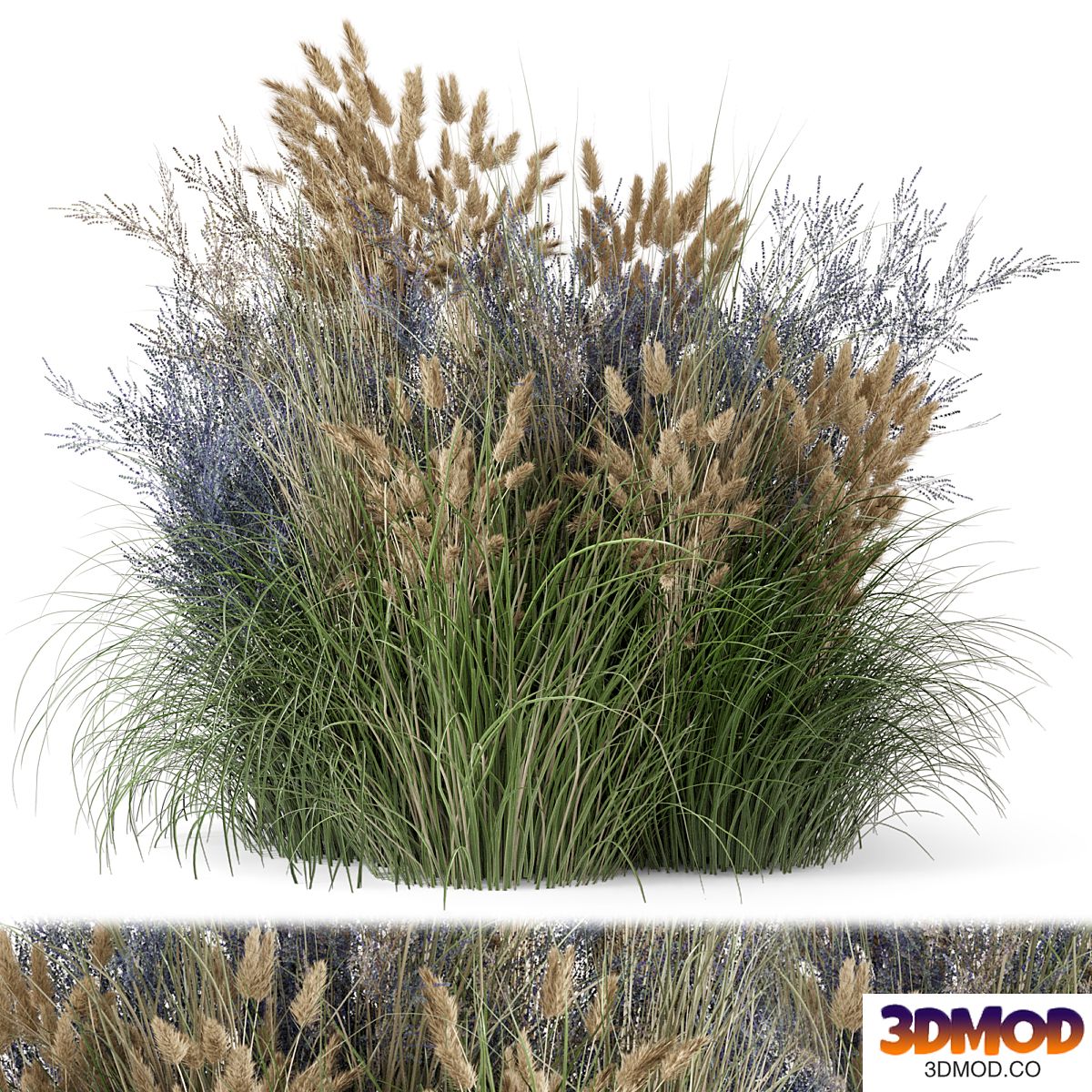 Outdoor Plants Bush-Bush Set 1225