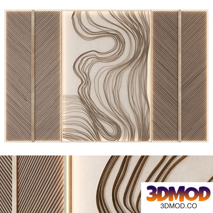 Wall Decor Waves 2