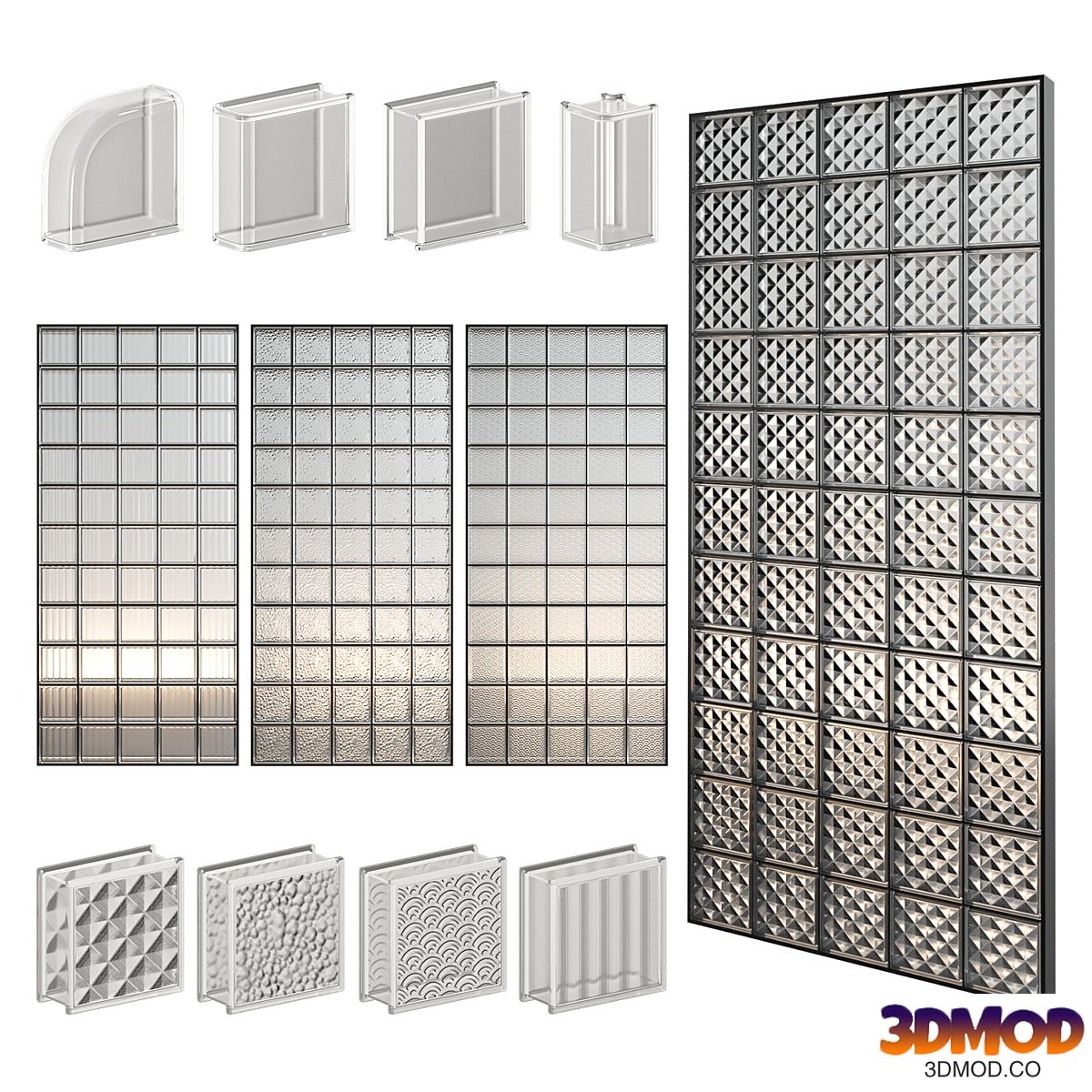 Glass Block Wall 10