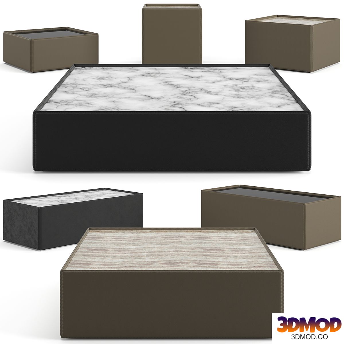 Minotti Side coffee tables set