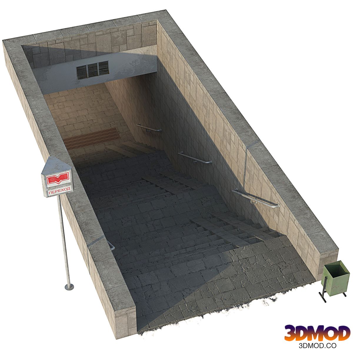 Entrance to the subway / underpass