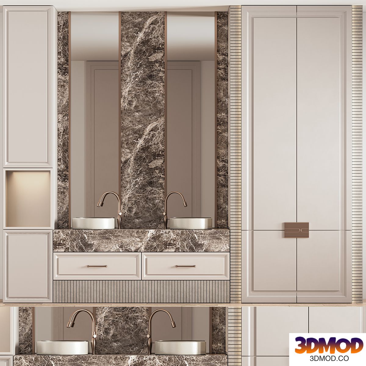 Bathroom Furniture Set 07