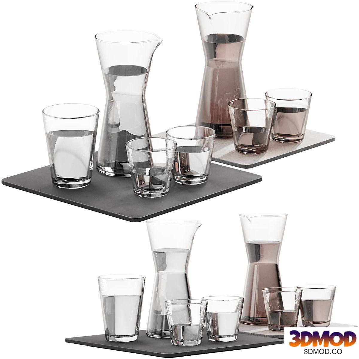 133 dishes decor set 08 iittala kartio clear and linen