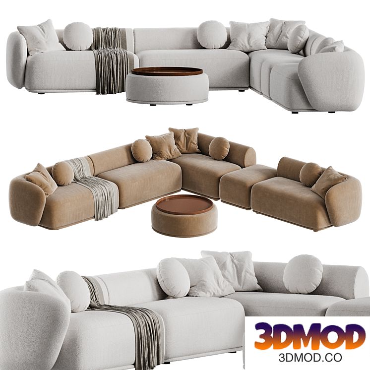 Meridiani Rene sofa set 1