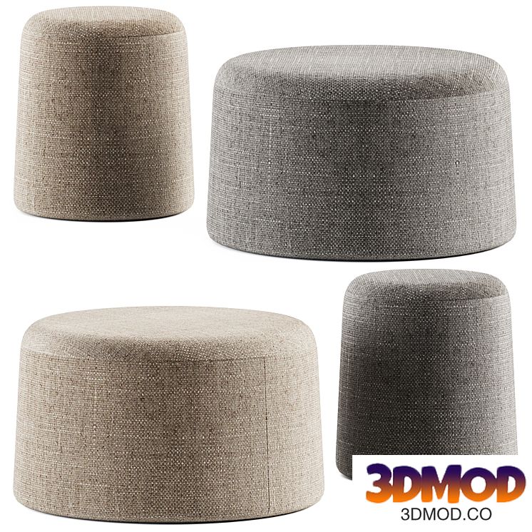 FUNGO Upholstered Pouf by Grado Design / Pouf