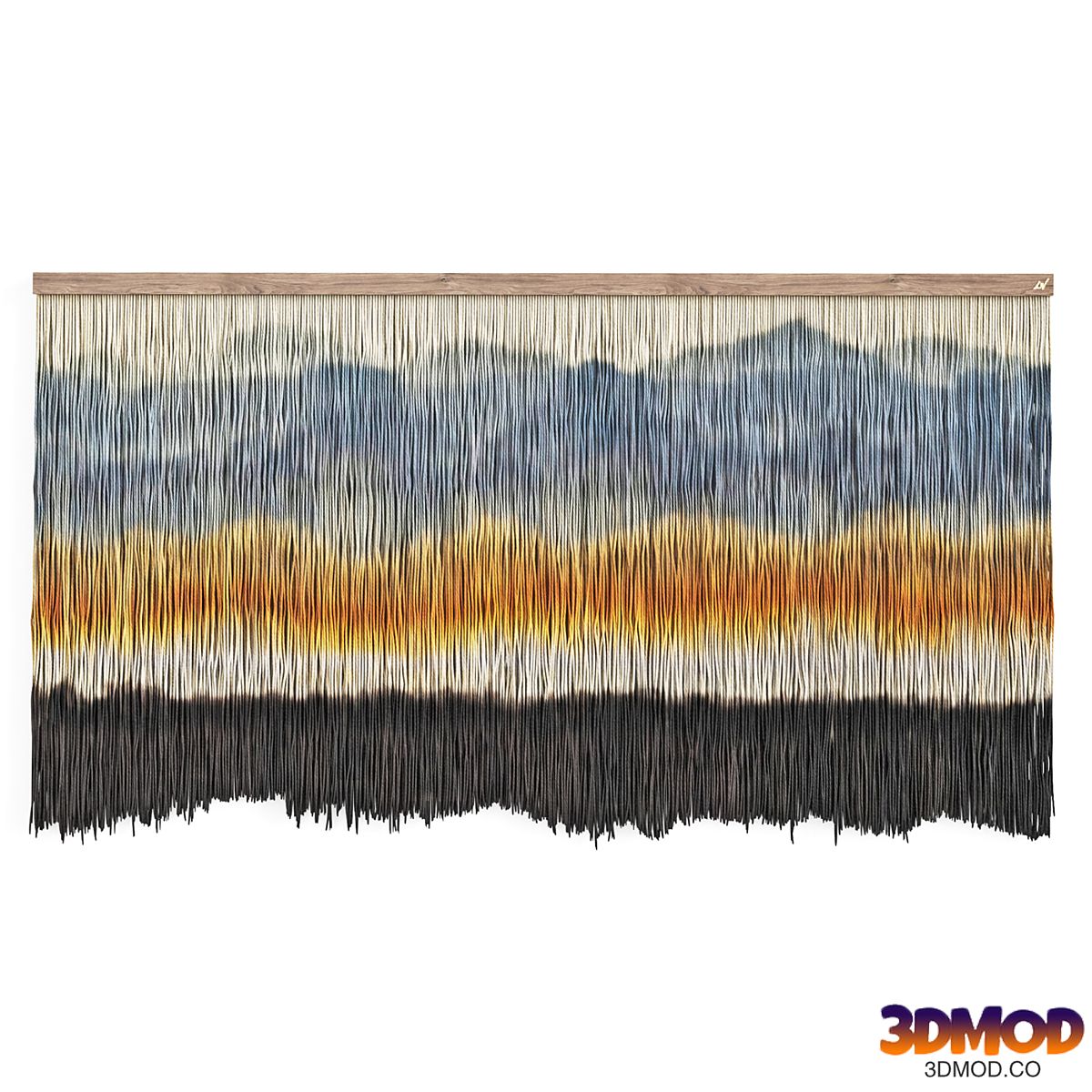 Decorative textile panel Blue Ridge