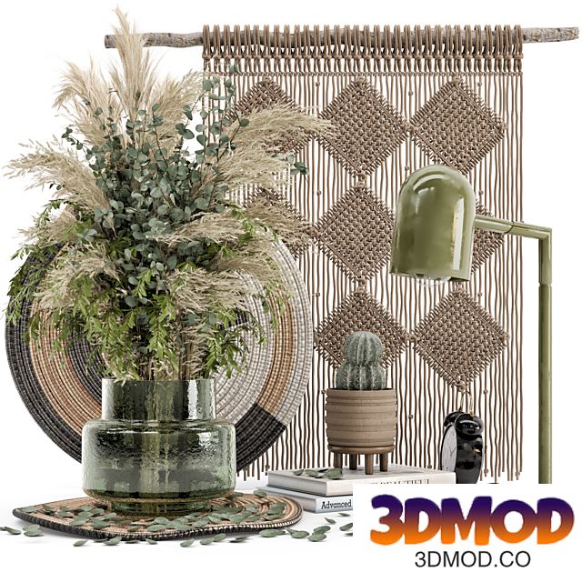 Pampas Decorative Set Dried Flower - Set 754