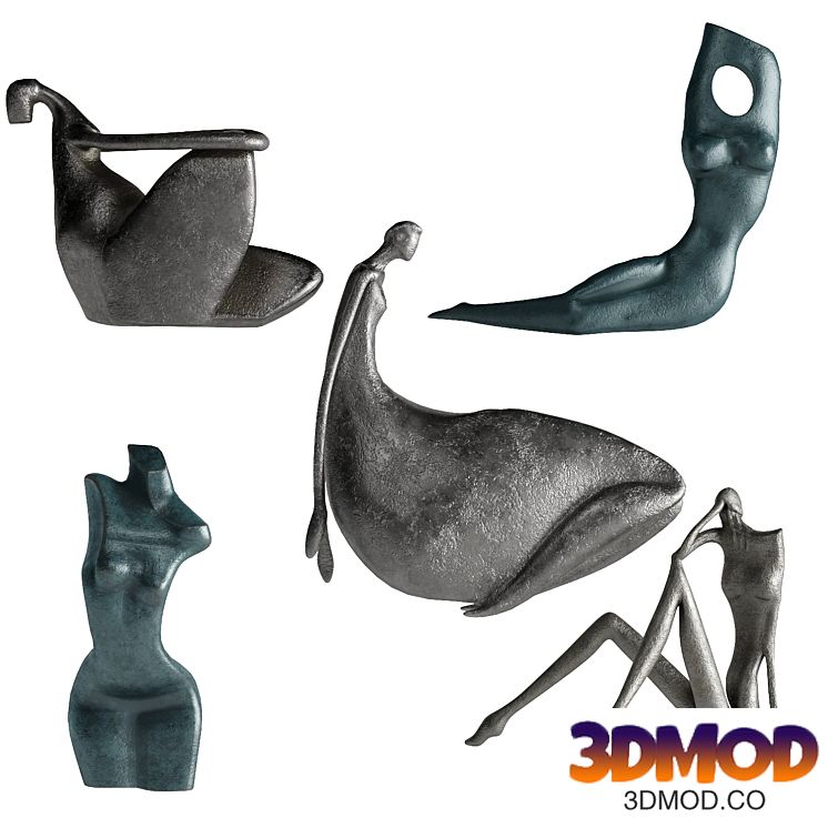 Human Abstract Sculptures 7