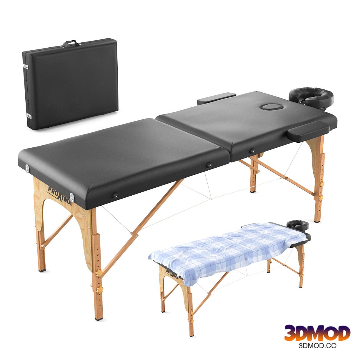 Folding massage table Proxima Parma 70