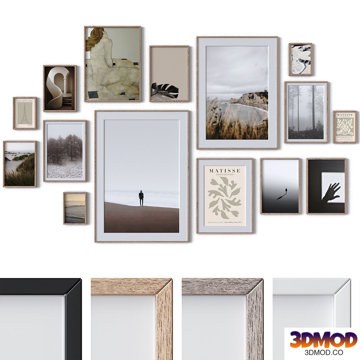 Set of 15 wall paintings 2324