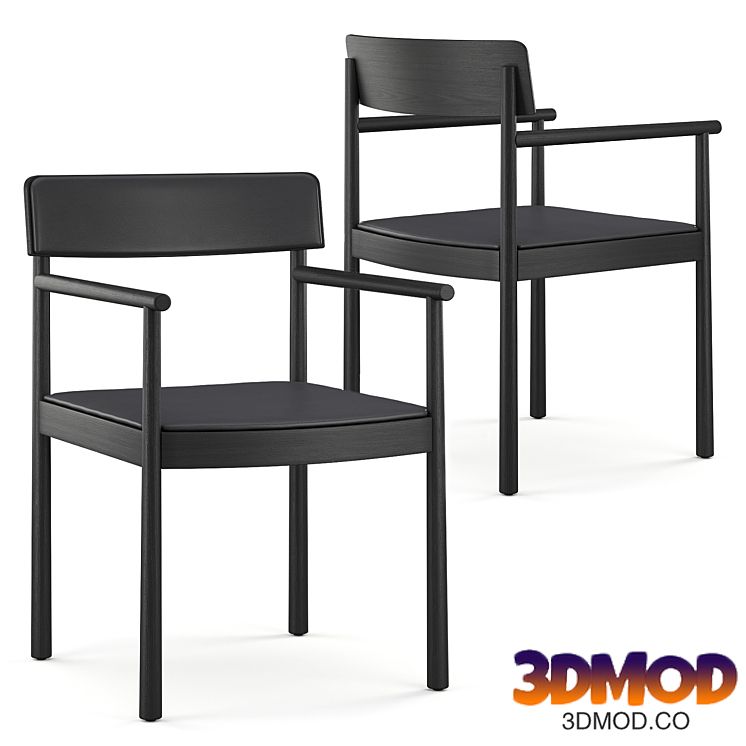 Normann Copenhagen Timb Armchair Black